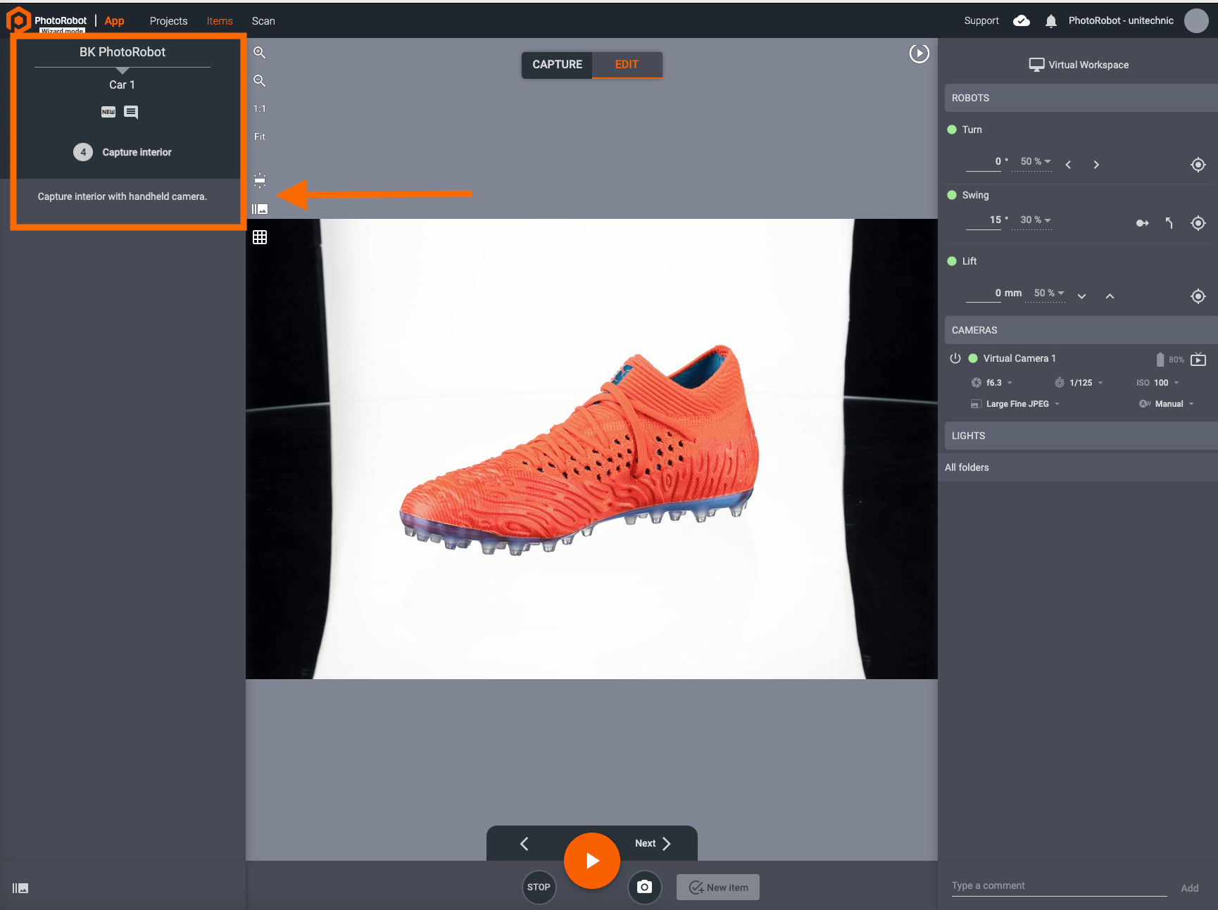 Photoshoot Wizard Instructions