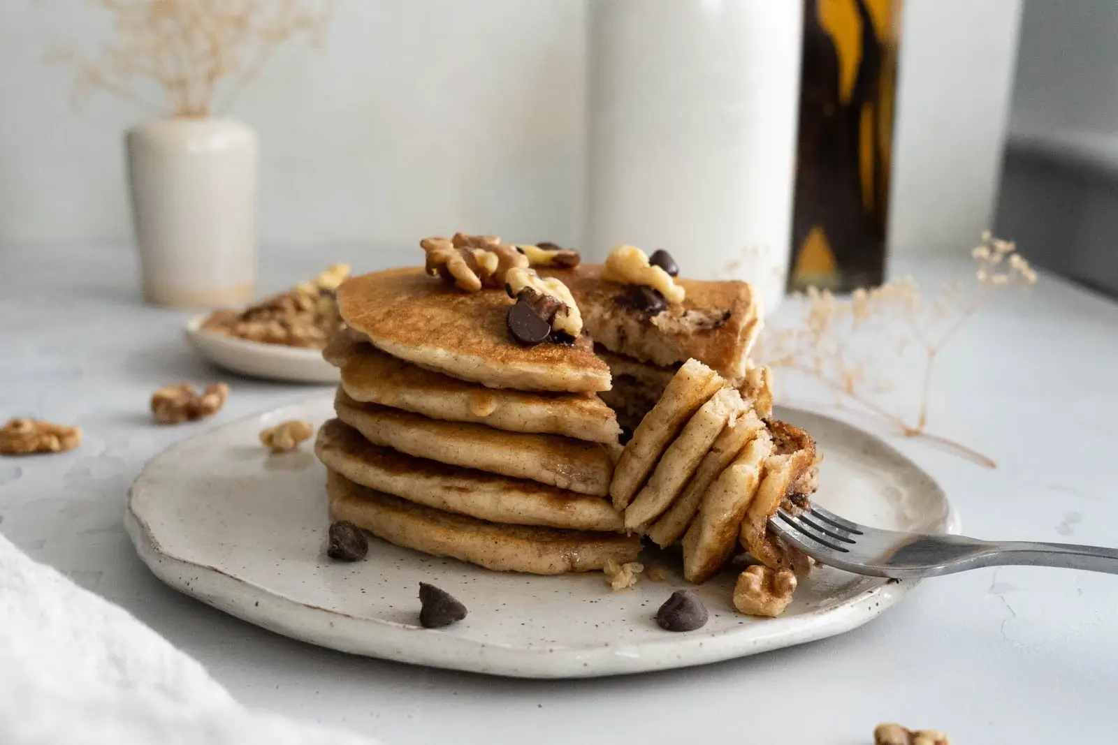 The Best Vegan Chocolate Chip Pancakes
