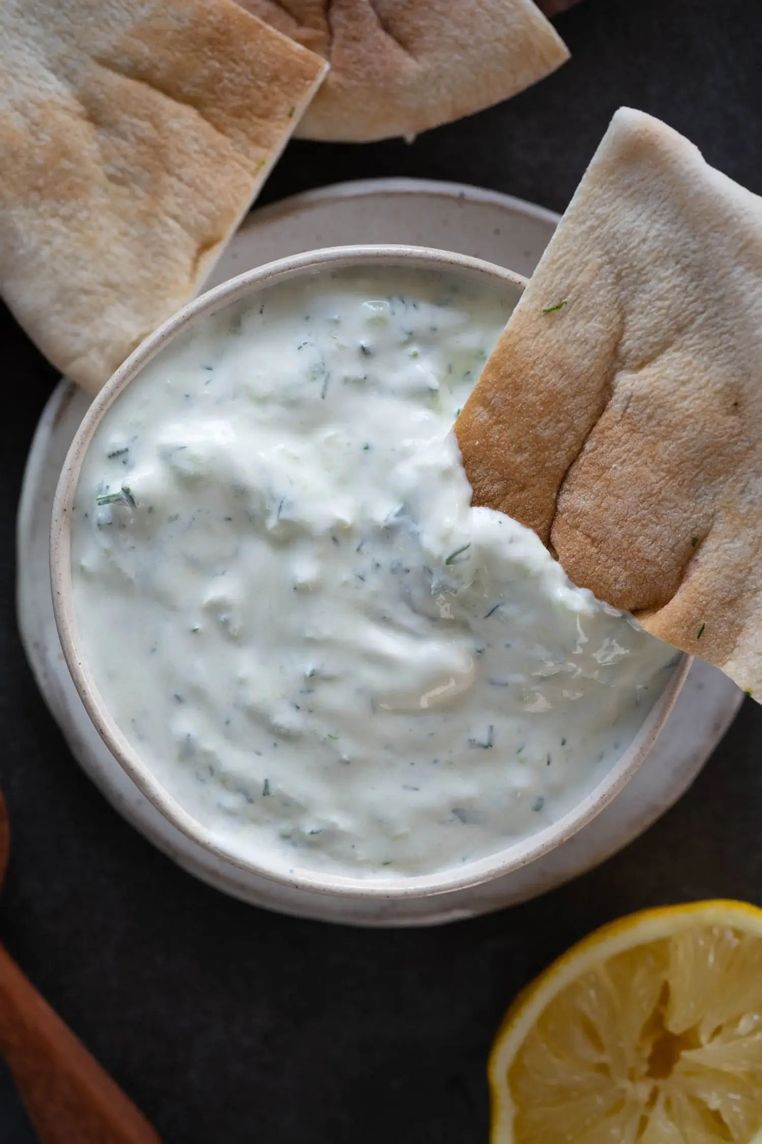 Easy Sour Cream Tzatziki