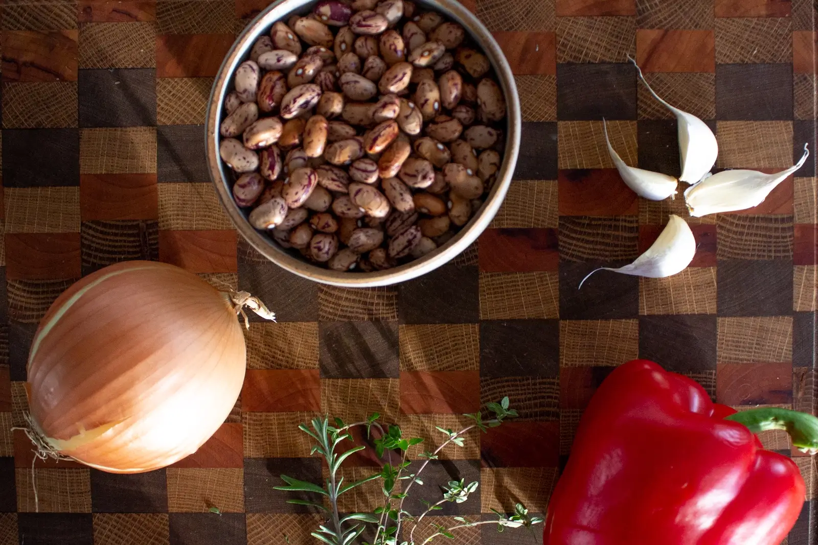 Easy Cranberry Bean Recipe with Dried Beans (Borlotti Beans)