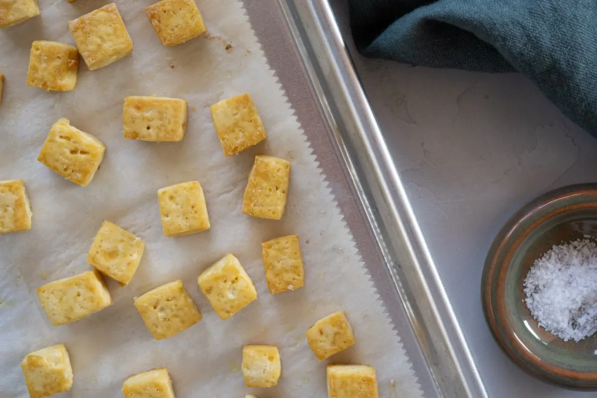 Crispy Baked Tofu (without cornstarch)