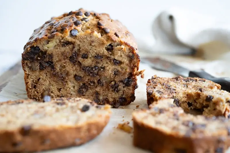 Super Moist Olive Oil Banana Bread