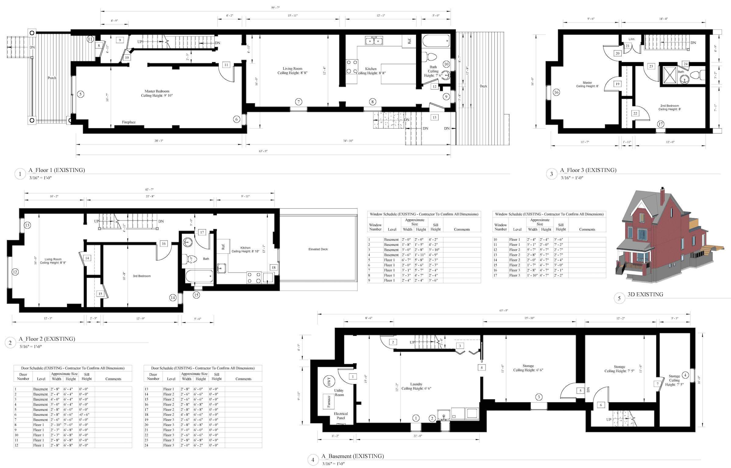 Residential As Built Floor Plans | UNIQ Dimensions | Toronto - Montreal ...
