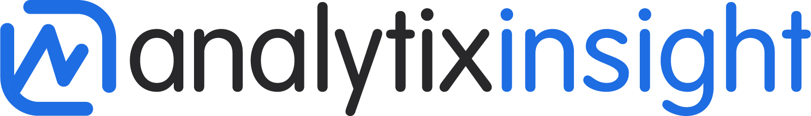 AnalytixInsight Logo in grey and blue