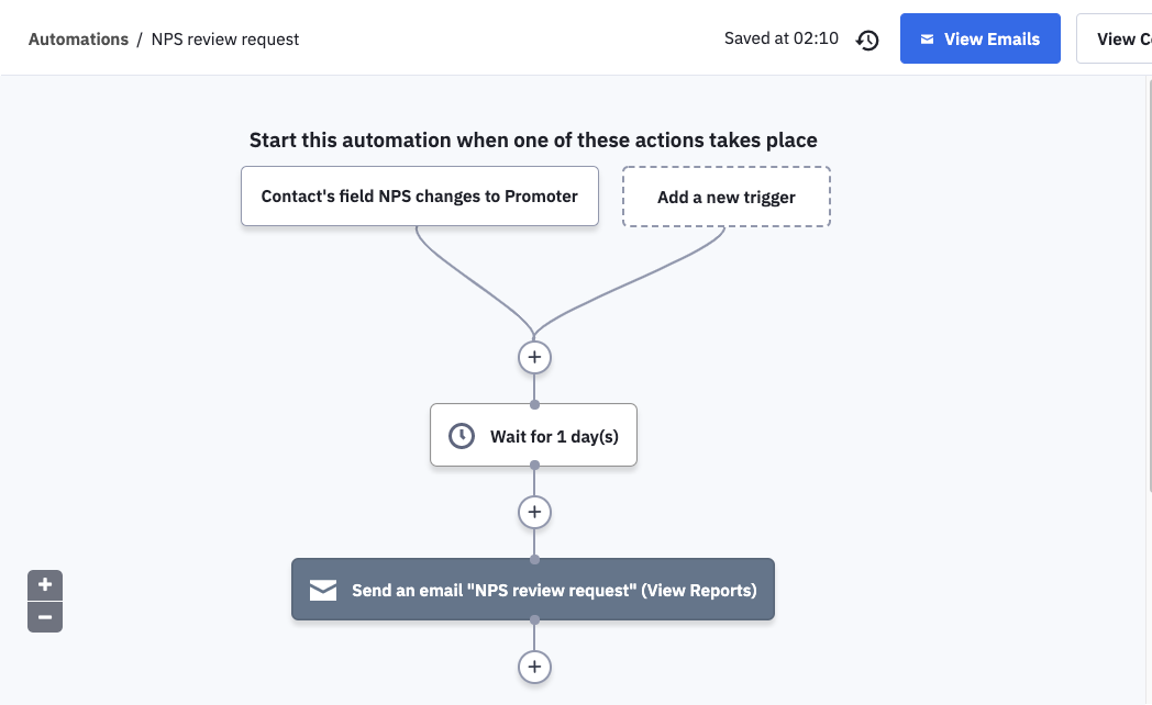 how to take action after receiving customer feedback to truly capitalize on customer feedback,. For example, when you get a high CSAT or NPS score, it’s worth asking the user for a positive review, testimonial or case study.