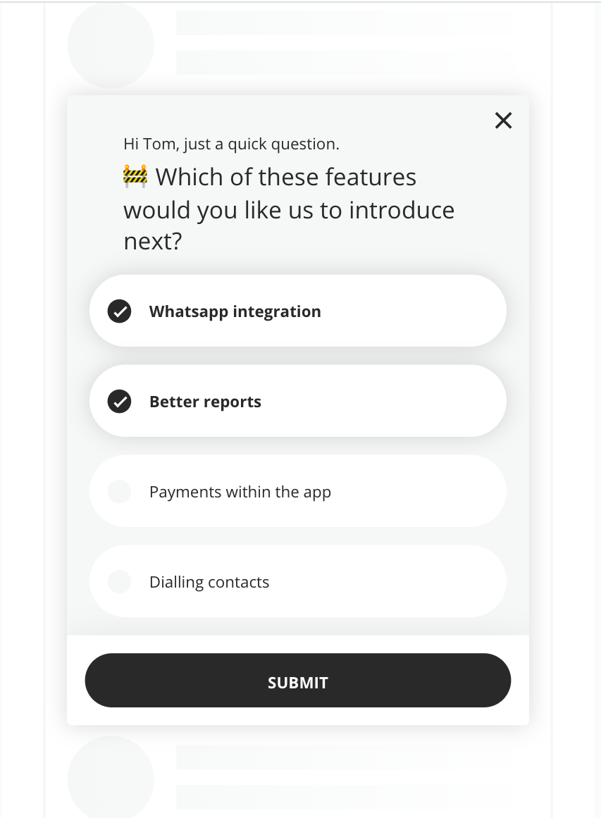 mobile app survey