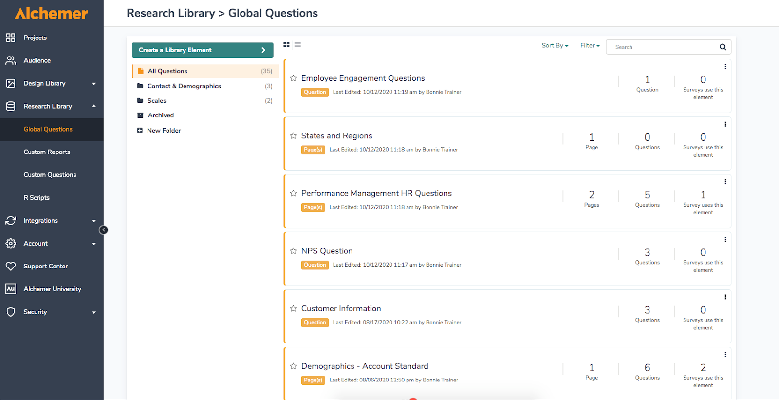 Alchemer survey builder