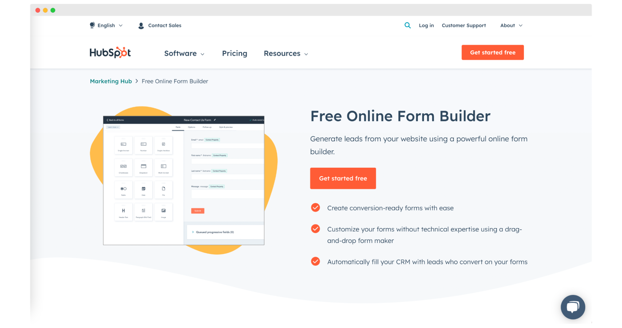 Google Forms Alternatives - Hubspot Forms