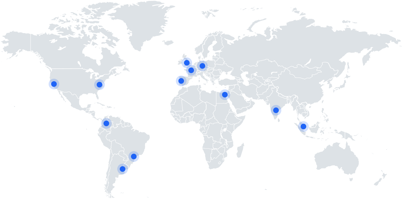 global team map