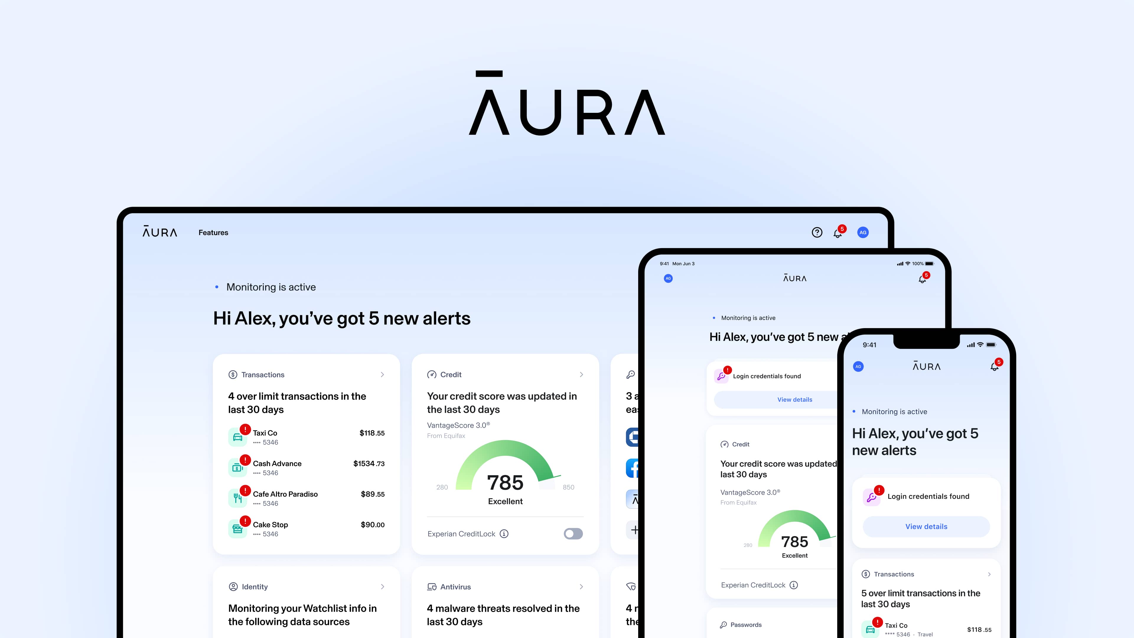 Aura's digital security suite