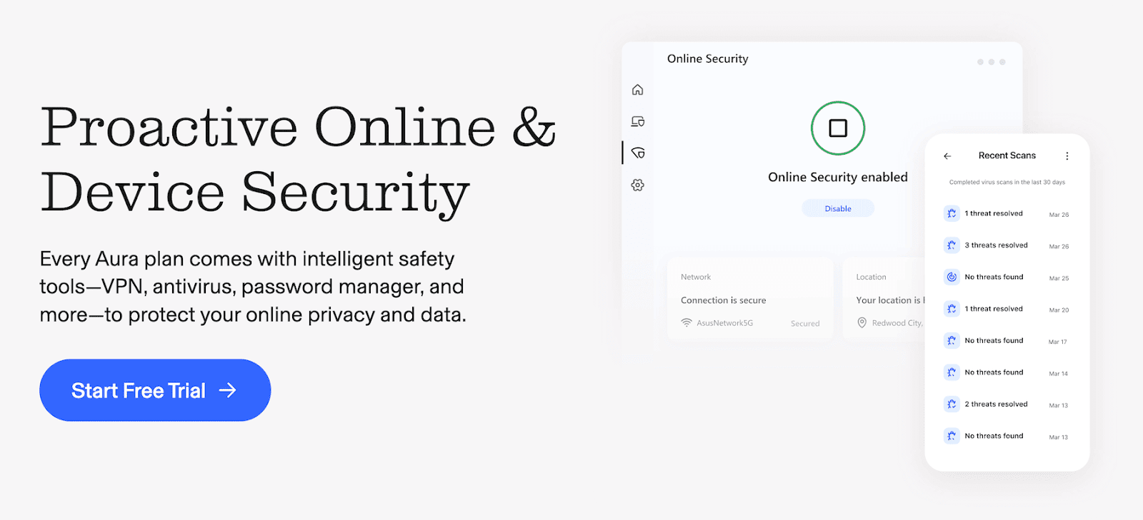 Aura online security
