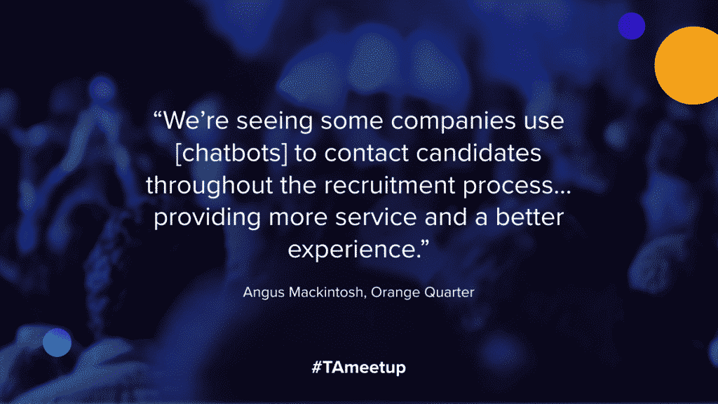ai in recruitment includes chatbots like Mya