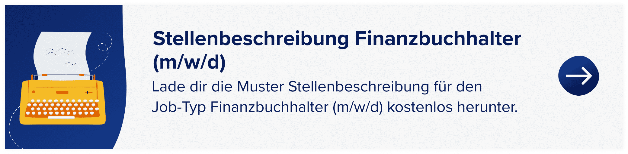 Stellenbeschreibung Muster Finanzbuchhalter