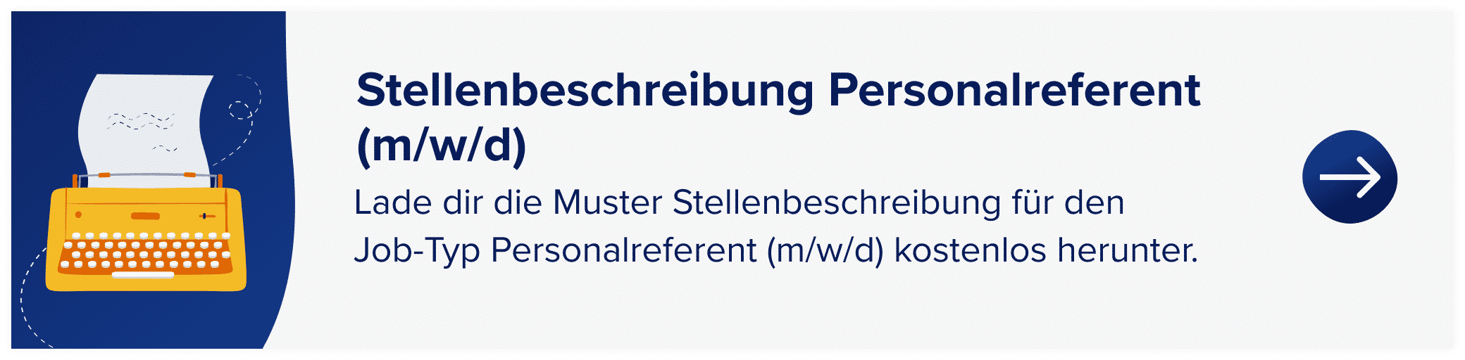 Muster Stellenbeschreibung Personalreferent