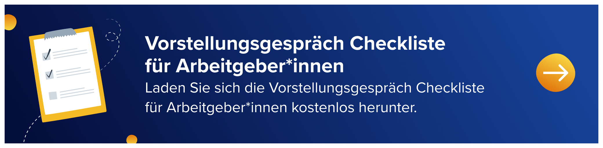 vorstellungsgespräch checkliste für arbeitgeber
