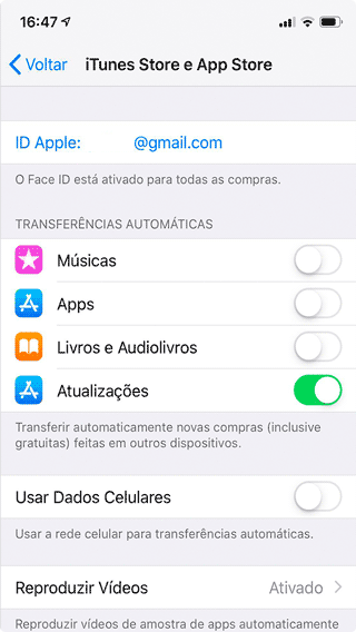 gerenciando assinatura