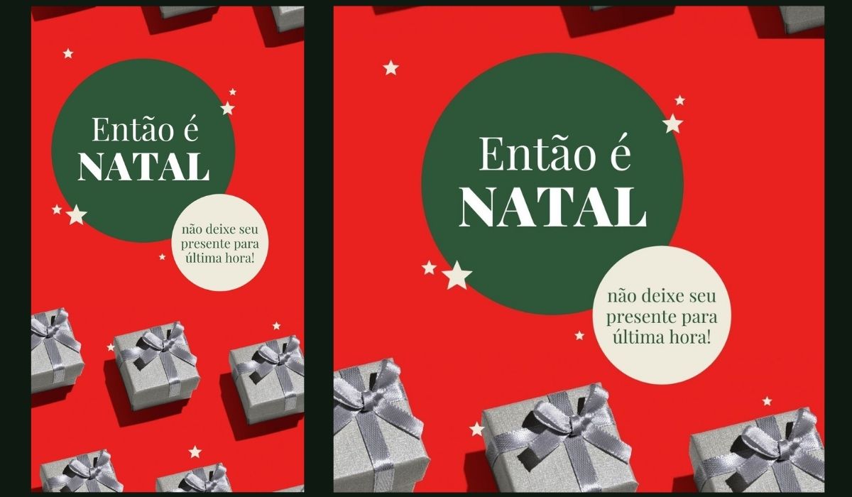 template então é natal