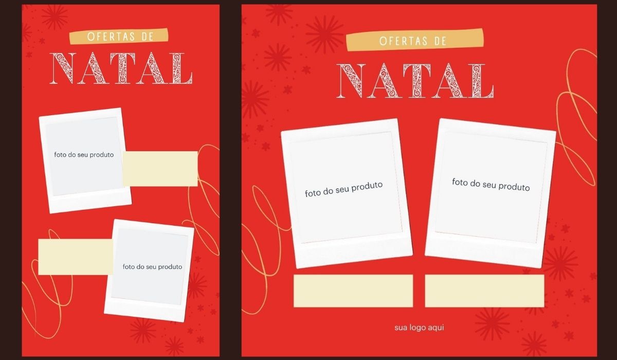 template encomendas de Natal I