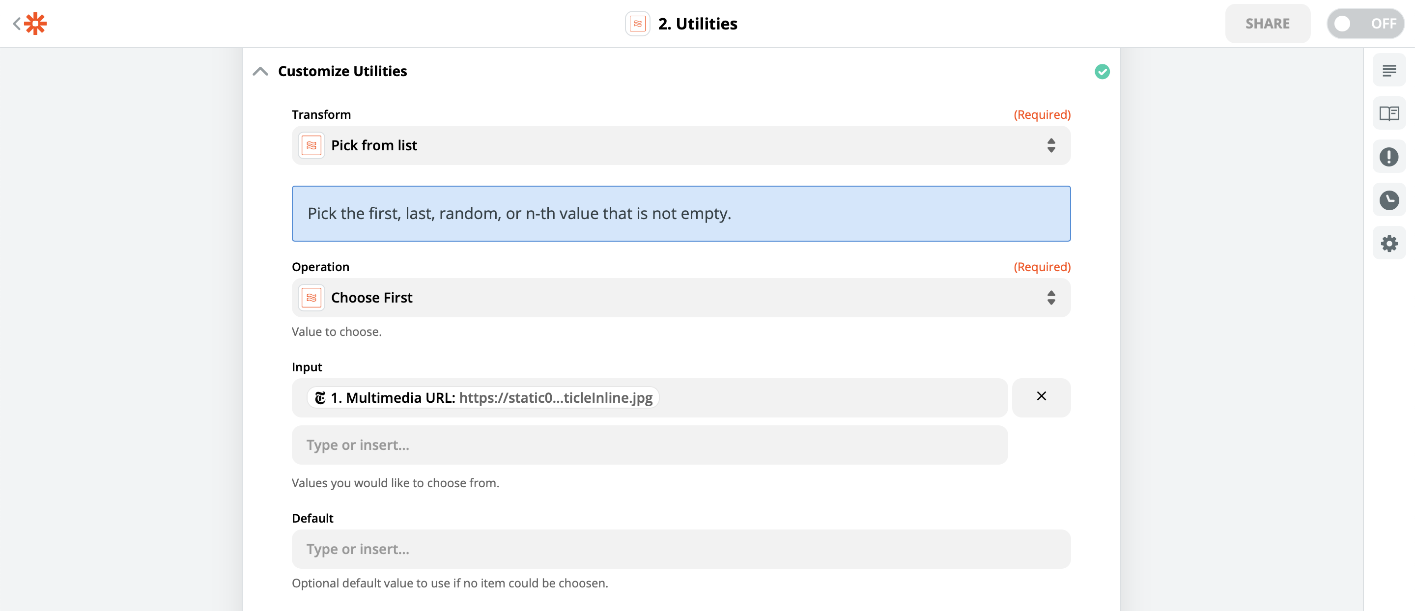 ></div></figure><p>Test the output. What you are looking for is that