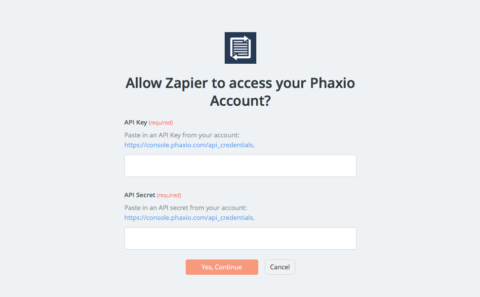 Add Phaxio to Zapier