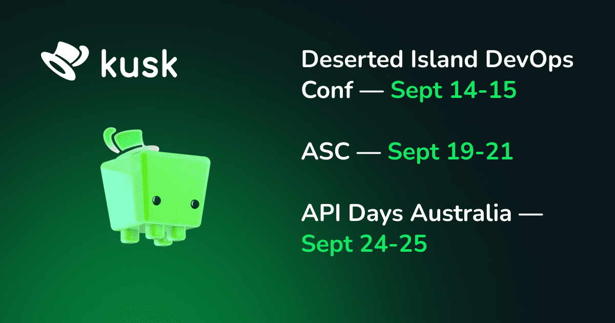 Kusk on the Road - Our September ‘22 Schedule