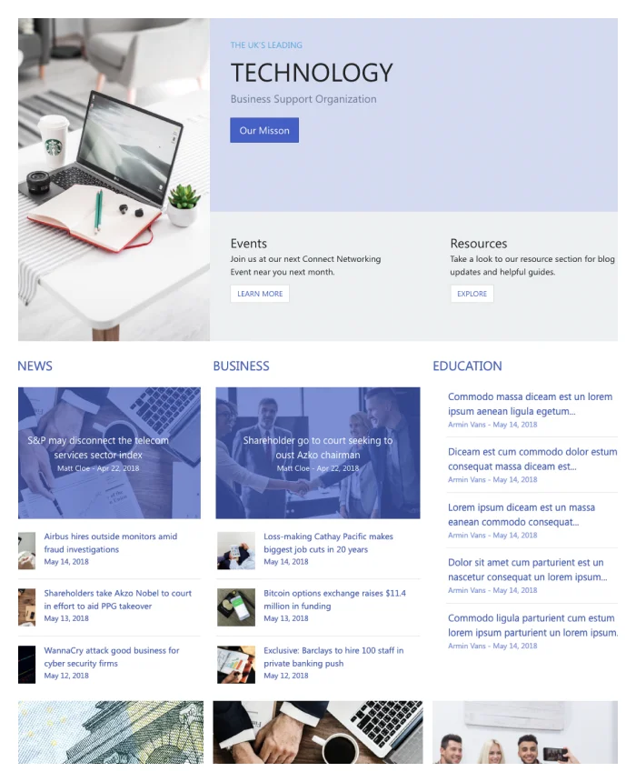 The Best SharePoint Site Designs