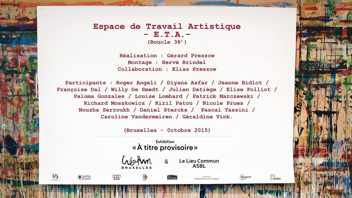 Projection de Espace de Travail Artistique → Psymage, festival de l'audiovisuel en santé mentale