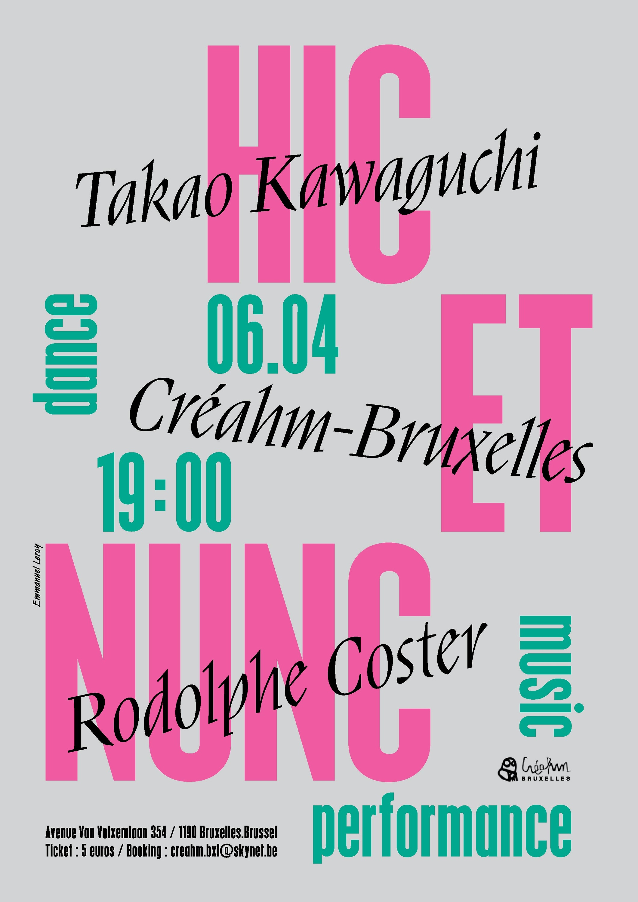 Hic & Nunc → Ici & maintenant!