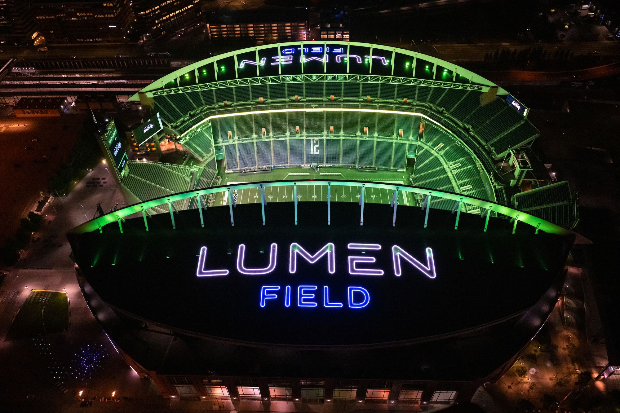 Lumen Field - News: Lumen Field Lights Green in Support and Recognition ...