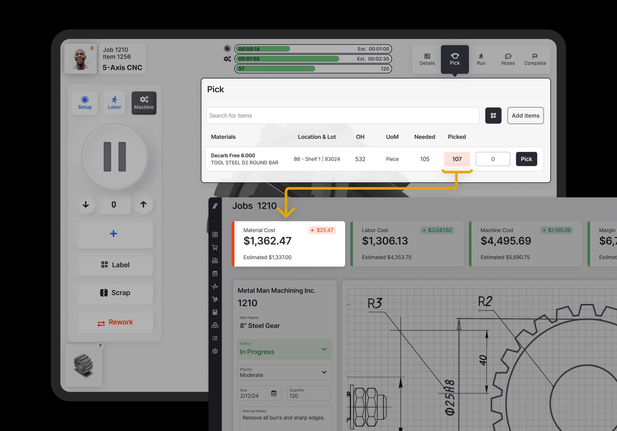 Manufacturing Job Tracking Software | Fulcrum