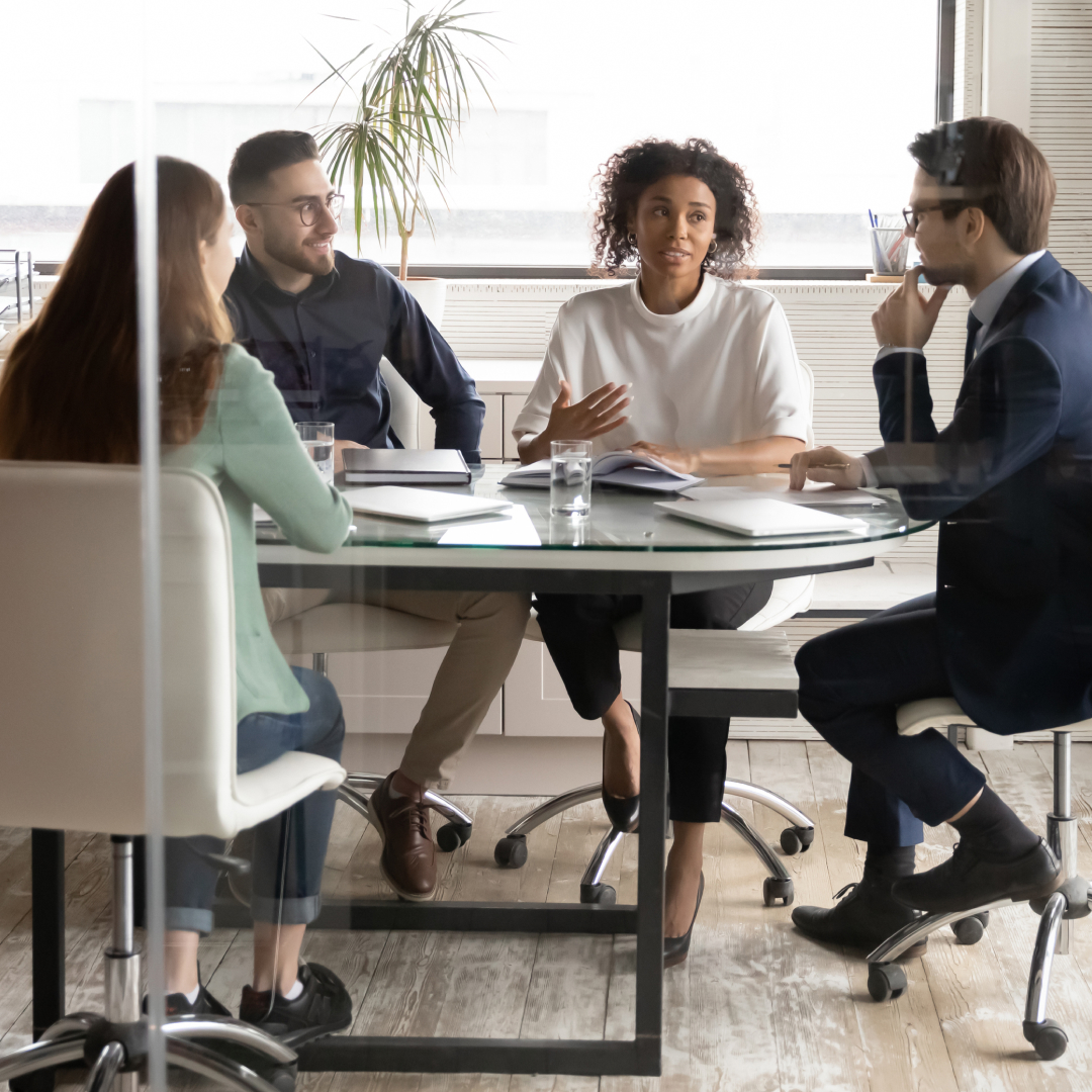 Bitbuy team having a meeting