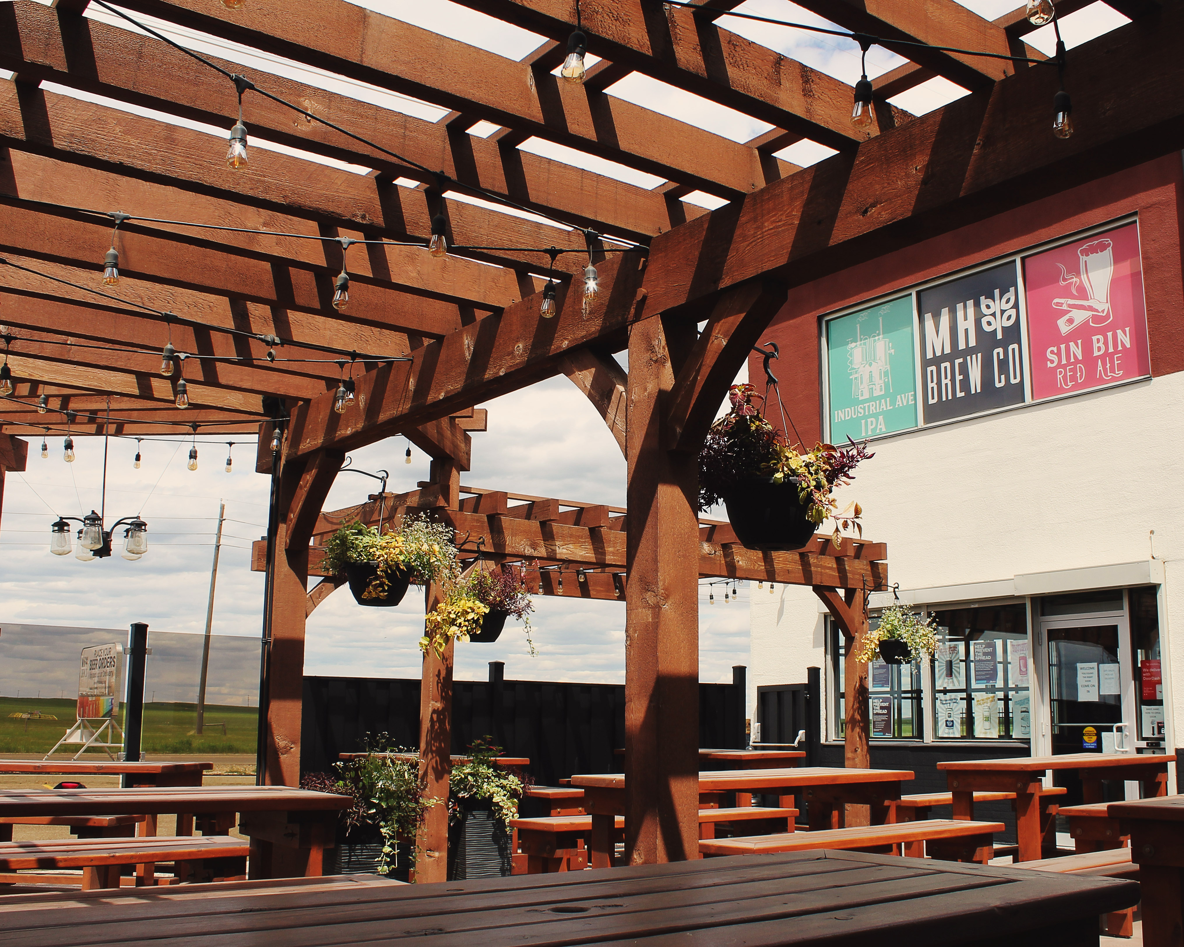 Dog Friendly Patio at Medicine Hat Brew Co.