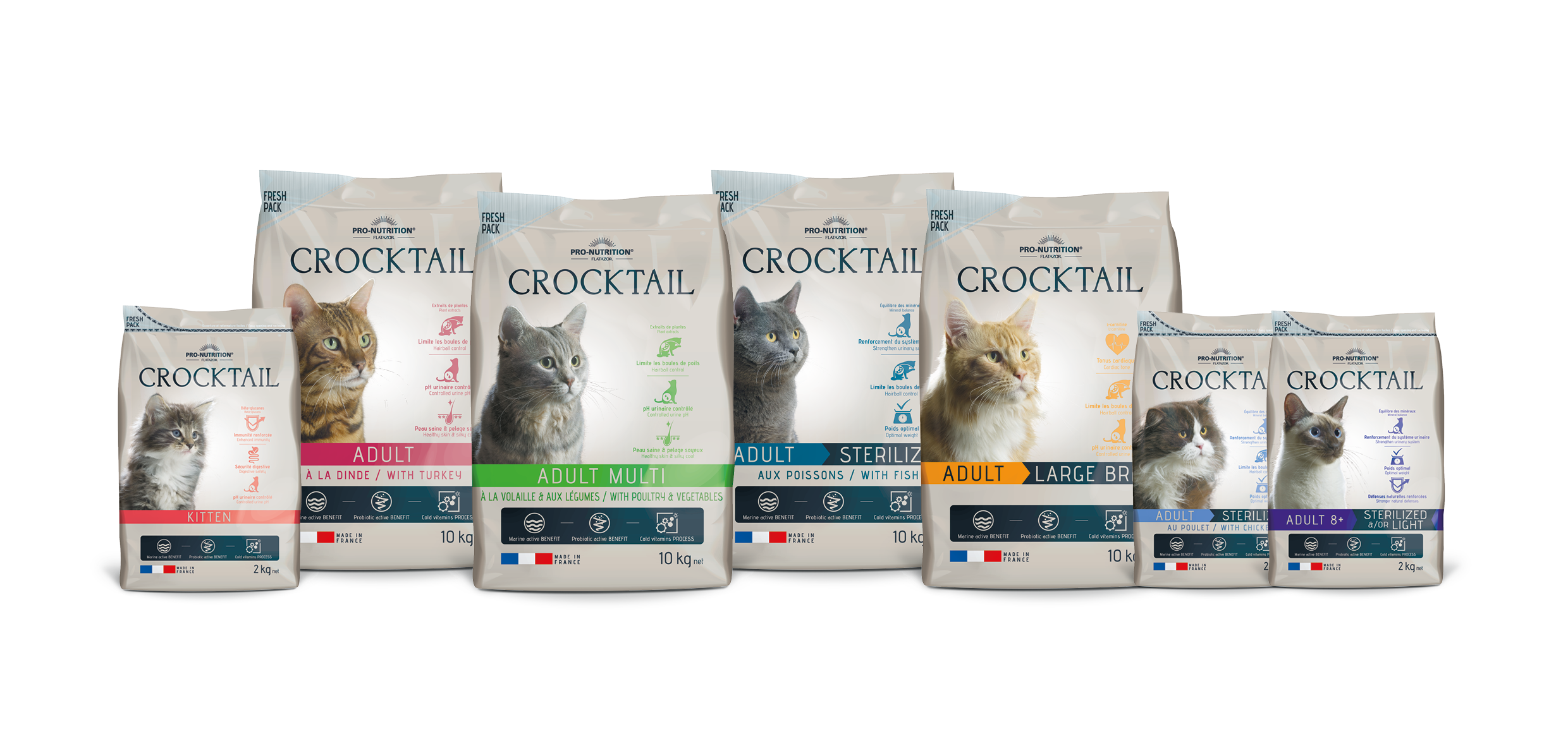 Crocktail cat food - Suppliers from Bretagne in France
