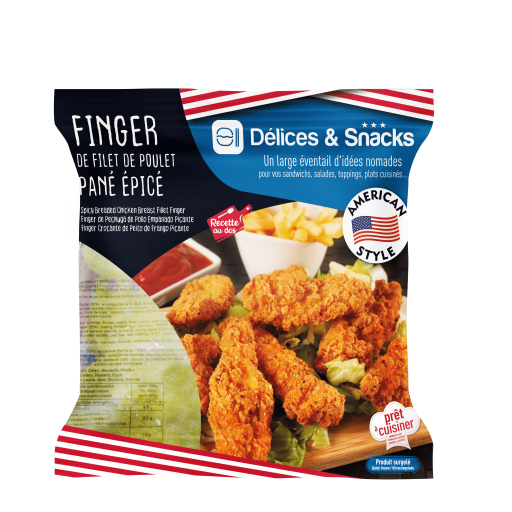 Breaded Chicken Finger American Style 5 x 1 kg Suppliers from