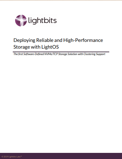 Deploying Reliable and High-Performance Storage with LightOS ...