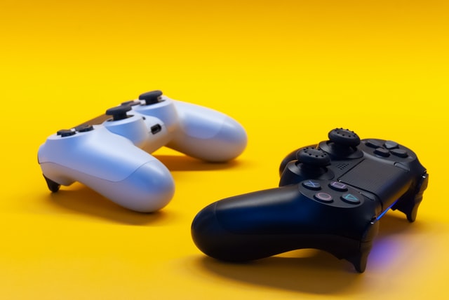 Two Game Console Controllers