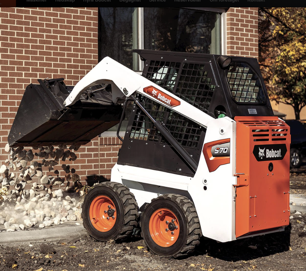 Hyr en Bobcat S70 från Arema Heavy Rental