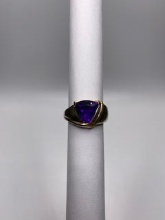 Gold Amethyst Ring