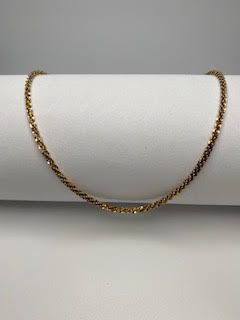 Sterling "popcorn" Chain
