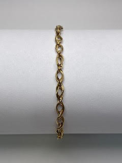 Gold linked Bracelet