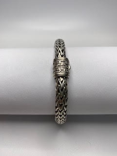 Silver Woven Bracelet
