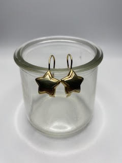 Gold Star Earring