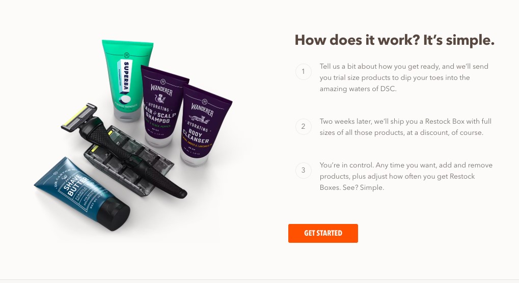 DollarShaveClub Free trials