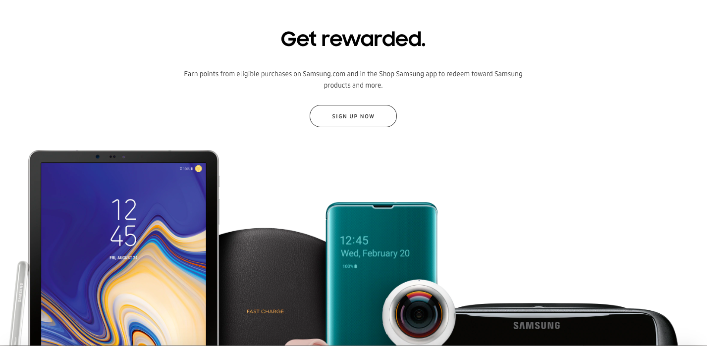 Samsung D2C Loyalty program