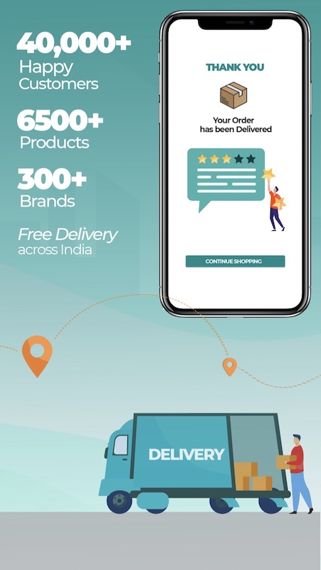 Toolsvilla free shipping promotion for mobile app users