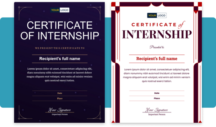 Internship Certificate