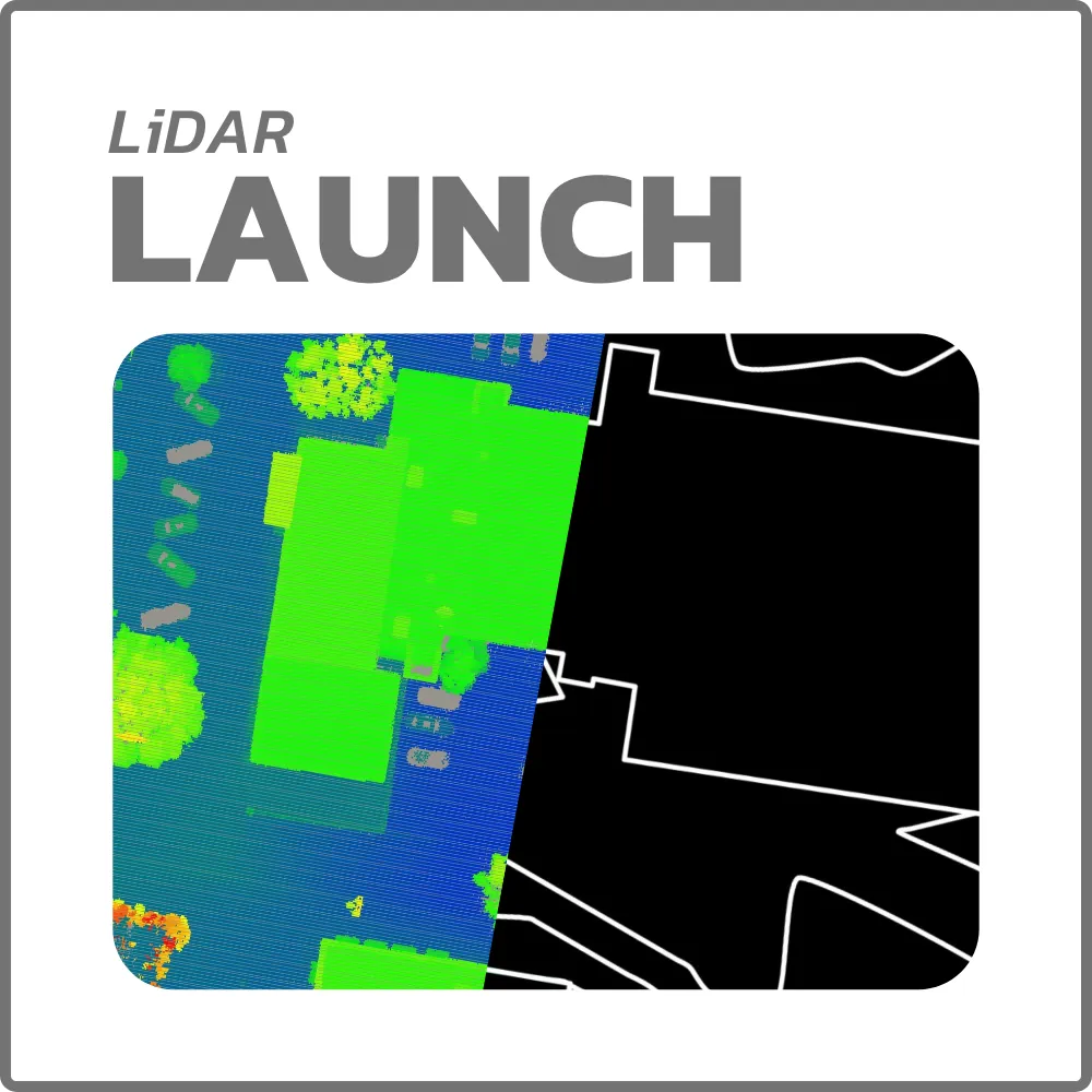 The Launch drone mapping services package that includes LiDAR.