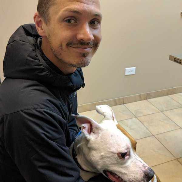 matt and pup