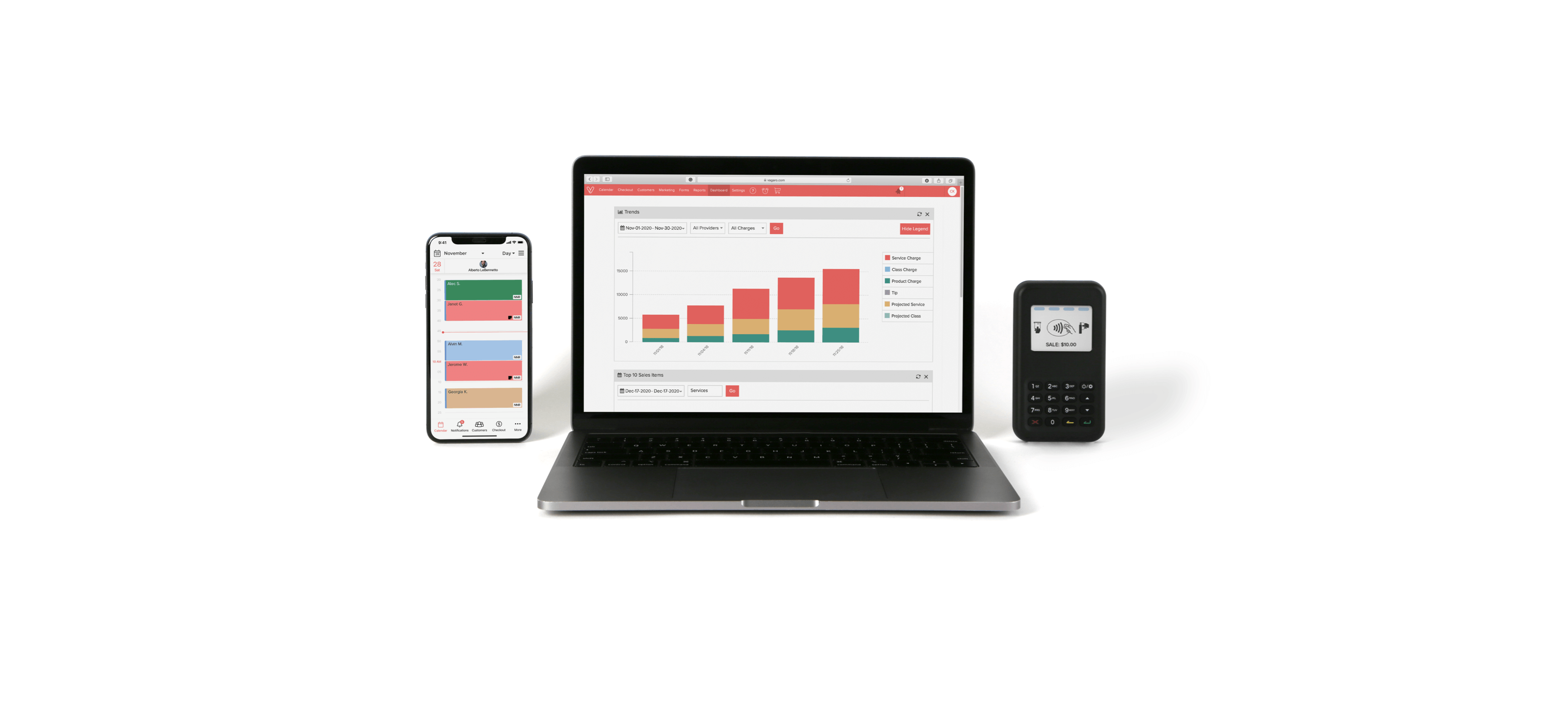 Vagaro Scheduling software Mac & PC