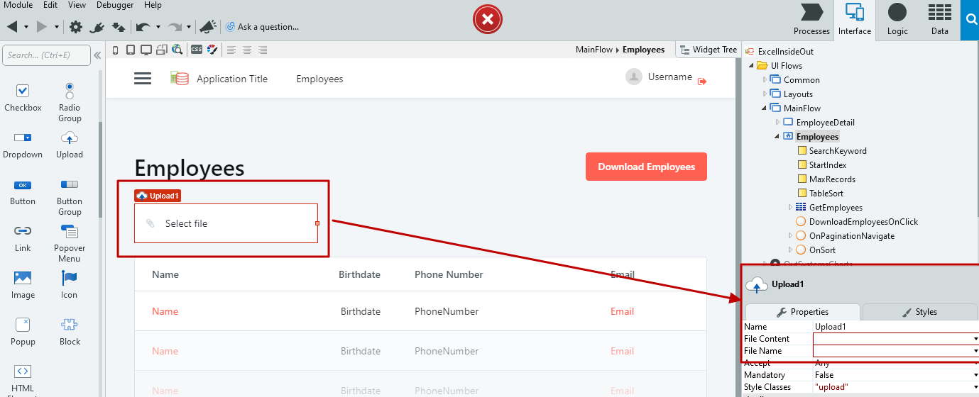 #4.2. Upload tool properties